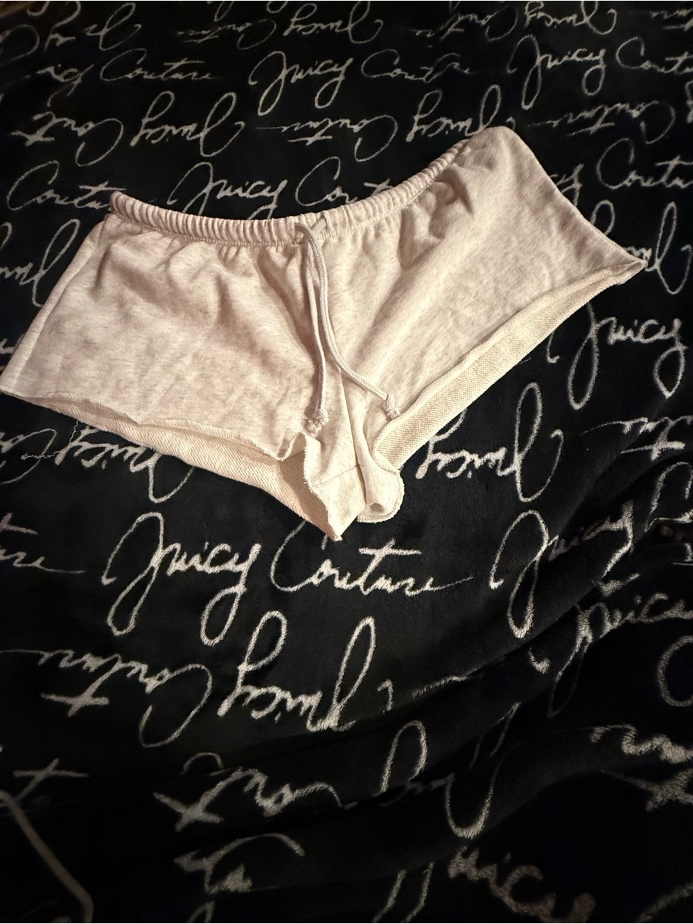 cotton grey shorts